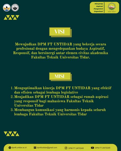 Contoh Visi Dan Misi Organisasi Mahasiswa 38 Koleksi Gambar