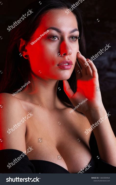 Closeup Portrait Luxury Woman Naked Shoulders Stock Photo Shutterstock