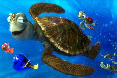 Crush And Squirt The Two Main Sea Turtles In Finding Nemo Crush