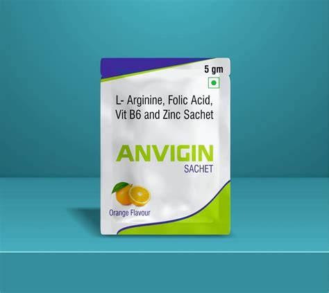 L Arginine Folic Acid Vit B And Zinc Sachet Packaging Size Gm At Rs