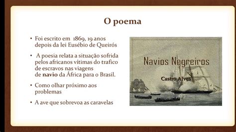 Navio Negreiro Castro Alves Resumo - Navio negreiro- Castro Alves, resumo e análise - YouTube