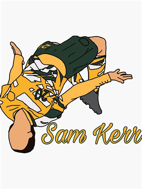 "SAM KERR " Sticker for Sale by HouseofCelt | Redbubble