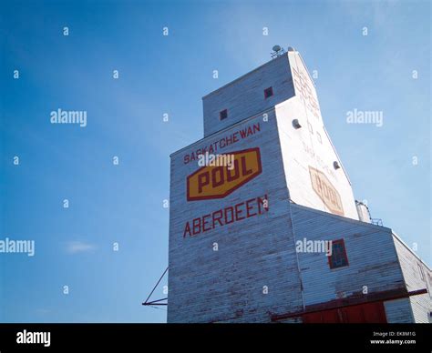 A View Of The Historic Saskatchewan Wheat Pool Grain Elevator In