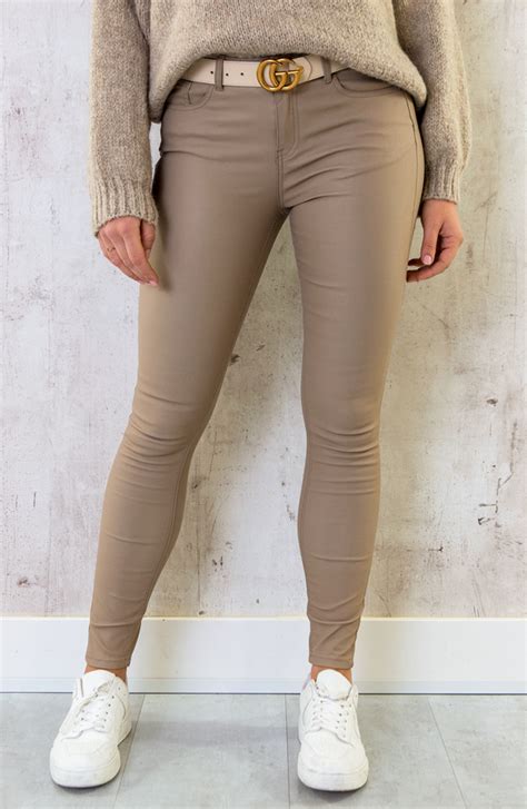 Coating Jeans Taupe Fashionmusthaves Nl