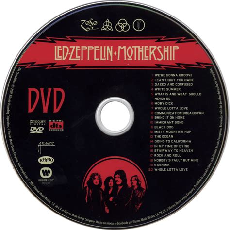 Carátula Dvd de Led Zeppelin Mothership Deluxe Edition Portada