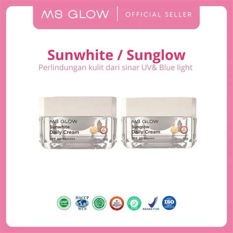 Jual Ready Ms Glow Sunwhite Daily Cream Ms Glow Sunglow Daily Cream