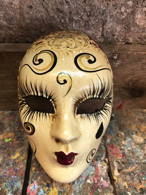 Carnival Face Mask Handmade Venetian Mask For Decorations And Ornaments