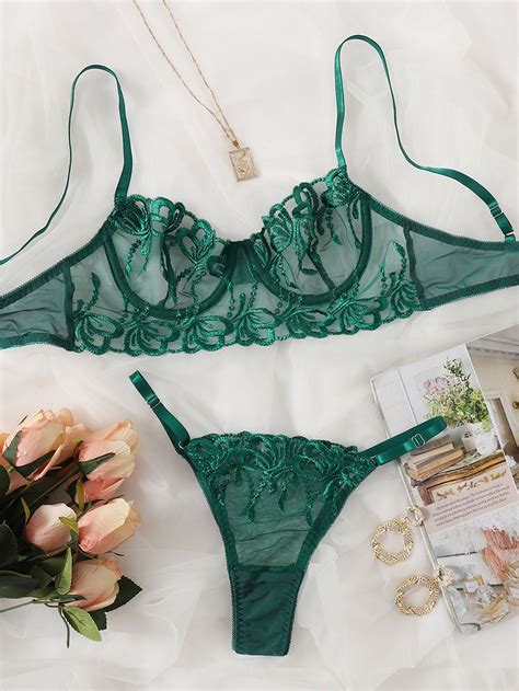 Lingerie Verde Lingerie Bonita Green Lingerie Lingerie Fine Jolie