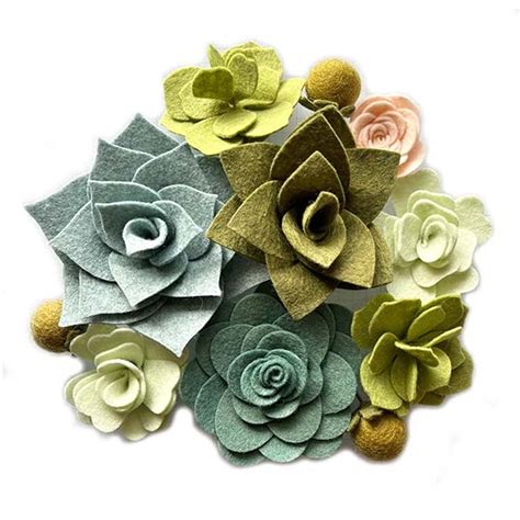 Felt Flower Craft Kit - Succulent | Felt Flower Kit for Sale