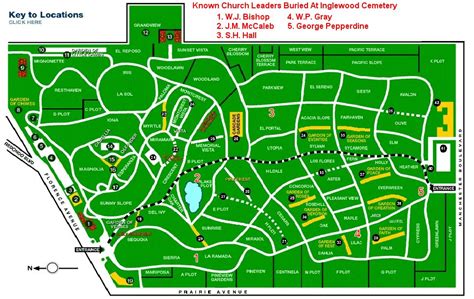 Inglewood Park Cemetery Map