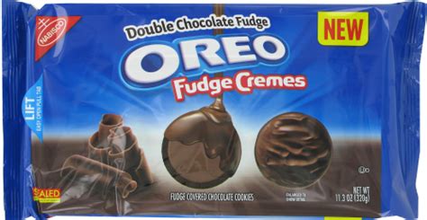 Oreo Double Chocolate Fudge Cremes Cookies 113 Oz Kroger