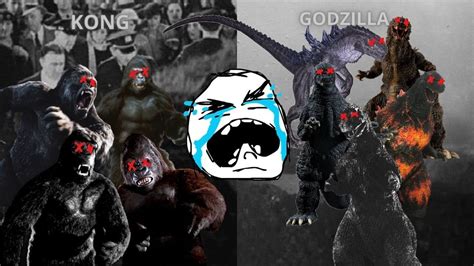 Todas As Mortes Do Kong E Do Godzilla Youtube