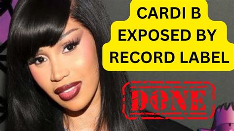 Cardi B Gets Humiliated Exposed By Her Own Record Label Youtube