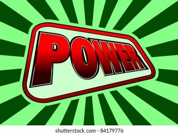 Power Vector Illustrated Comic Book Style Stock Vector Royalty Free