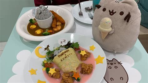 The World S First Pusheen Cafe Here In Singapore Pusheen X Kumoya Cafe Youtube