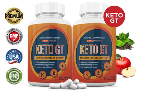 2 Pack Keto Gt Advanced Includes Apple Cider Vinegar Gobhb Exogenous