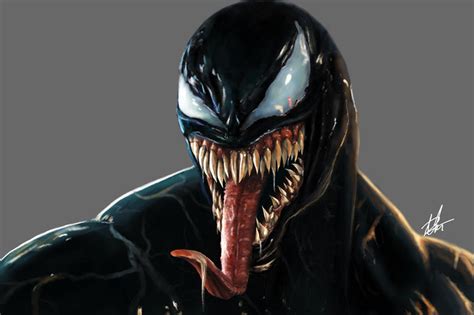 Venom Digital Painting By Drawwithandy On Deviantart