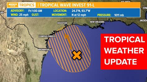 Saturday Morning Tropical Weather Update Invest 91 L Moves Inland Ana