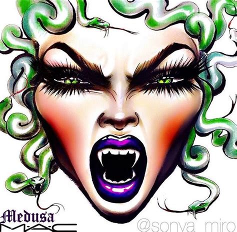 Medusa Julianne Mcpeters No Pin Limits Makeup Face Charts Face