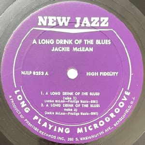 JACKIE McLEAN A LONG DRINK OF THE BLUES Jazz Records Seeed