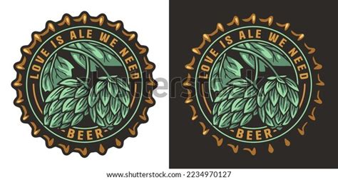 Hop Beer Logo Brew Emblem Hops Stock Vector (Royalty Free) 2234970127 | Shutterstock