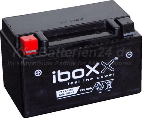 Gel Motorradbatterie V Ah Ytx A Bs Sla Gelbatterie