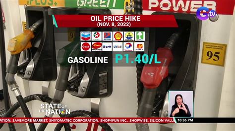 Gasolina Tataas Nang P140l Simula Bukas Diesel At Kerosene May