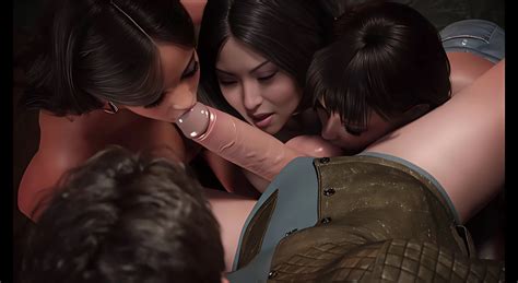 Foursome With Sexy Girls Who Are Thirsty For Sex Fucking A Very Tight Vagina Xhamster