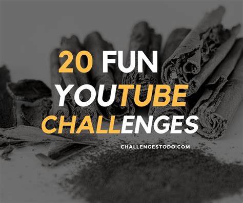 20 Fun YouTube Challenges To Do With Your Friends – Challenges To Do ...