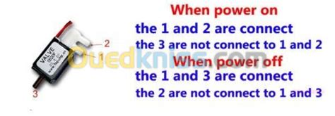 Micro électrovanne 12V 2 positions 3 voies Arduino Blida Algérie