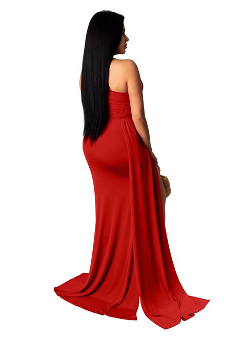 New Arrival Hollow Sleeveless Elegant One Shoulder Prom Dress High Slit Long Women Dress Buy