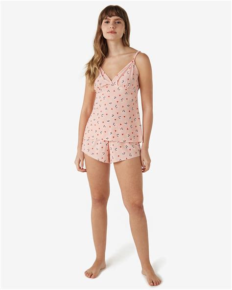 Riachuelo Pijama Short Doll Coelho Lilly Rosa Pastel