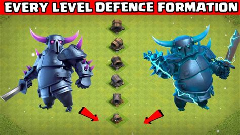 Every Level Bh Defenses Formation Challenge Pekka Vs Super Pekka