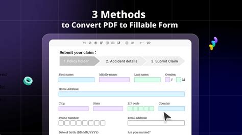 Methods To Convert Pdf To Fillable Form Updf