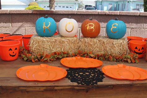 Pumpkin Patch Birthday Party Ideas Photo 8 Of 8 Catch My Party