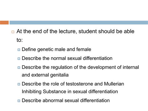 Sex Differentiation Ppt