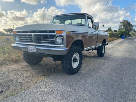 1975 Ford F250 4x4 Highboy Nice Ca Truck With Ac For Sale