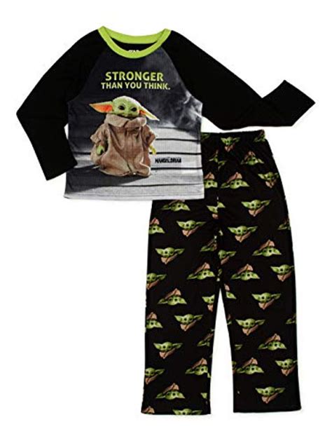 Baby Yoda Pajamas For Boys The Mandalorian Star Wars Pajamas Boys