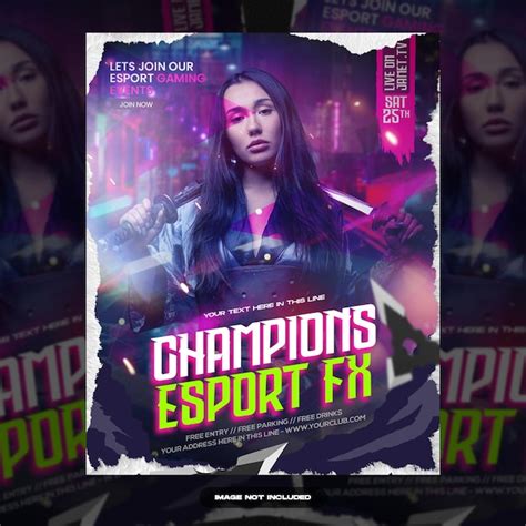 Premium Psd Esports Tournament Event Template