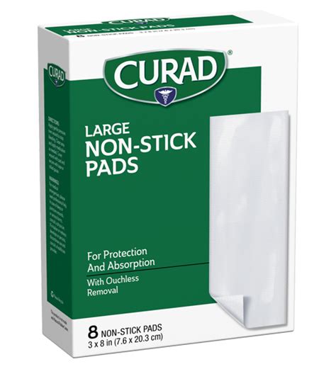 Large Non Stick Pads X Count Curad Bandages Official Site