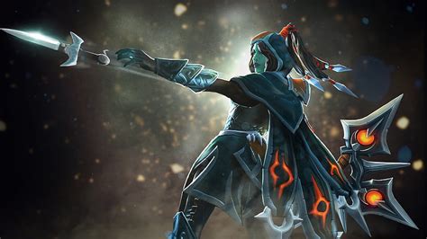 Eyes Helmet Swords Dota Phantom Assassin Mortred Arcana