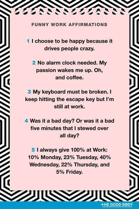 🤭 27 Funny Affirmations Sure to Brighten Any Day!