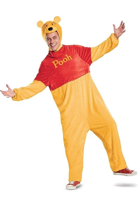 Deluxe Winnie The Pooh Costume For Adults Adult Unisex 51 OFF