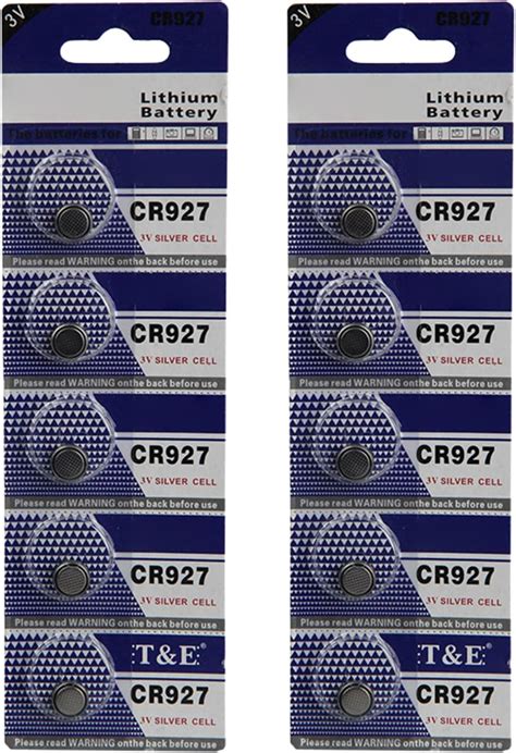 Amazon Ldbuejiaja 5Pcs 10Pcs CR927 Button Cell Batteries 3V