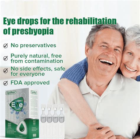 Optirev Eye Drops For Presbyopia Rehabilitation