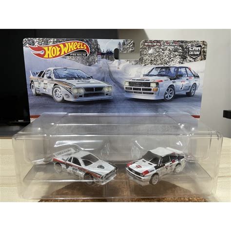 Hot Wheels 風火輪 汽車文化 雙車組 LANCIA RALLY AUDI Quattro 蝦皮購物