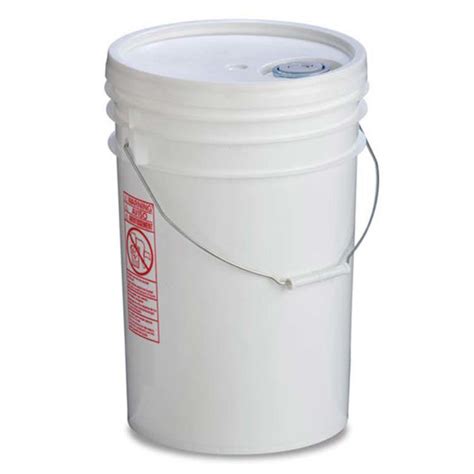 Gallon White Hdpe Open Head Pail Mil Pipeline Packaging