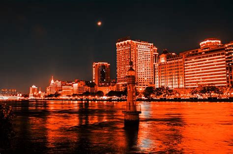 Guangzhou Pearl River Night View Hd Photography Background Guangzhou