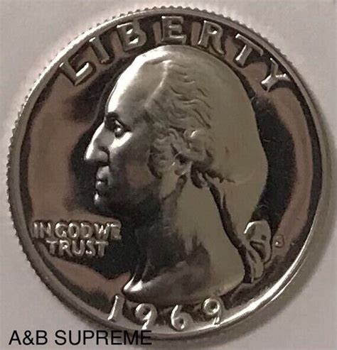 S Washington Quarter Dollar Clad Gem Proof Etsy