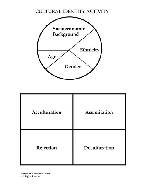 Cultural Identity Activity Pdf